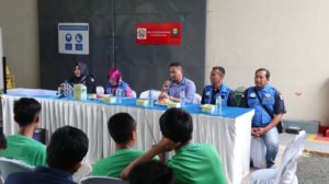 Gandeng BNNK Lampung Selatan, PT. Gold Coin Specialities Tes Urine Karyawannya