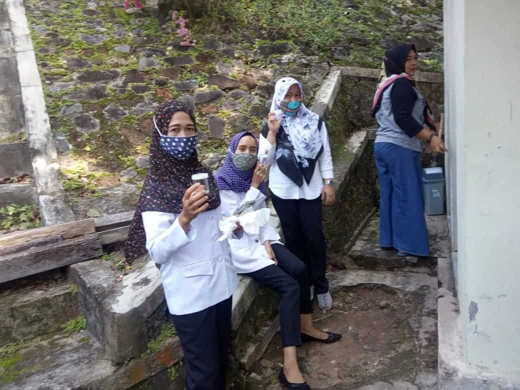 BNNK Lampung Selatan, Tes Urine Pegawai Diskominfo Lamsel
